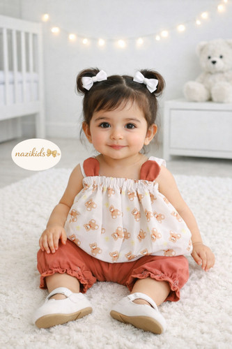 💓ست تاپ شلوارک تدی اورجینال💓