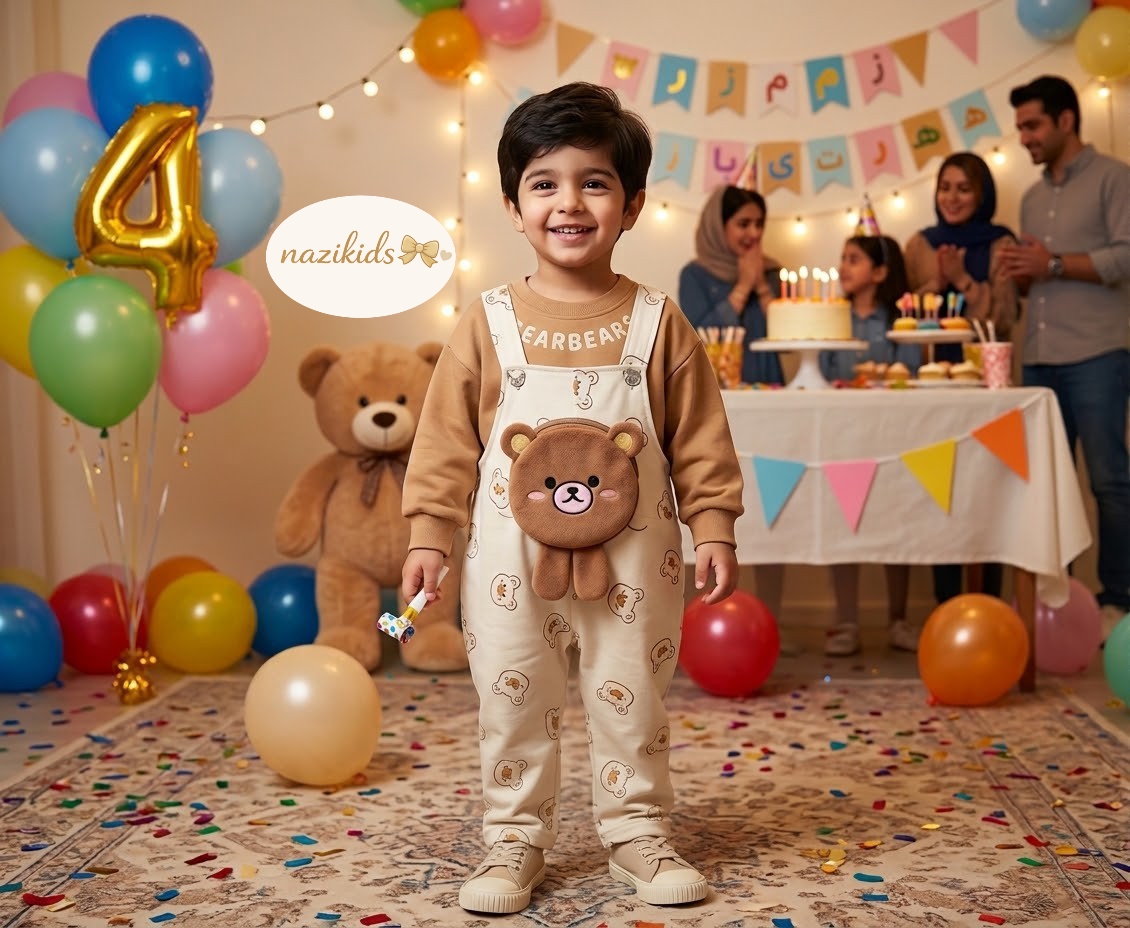 🐻ست بیلر کتان و بلوز اورجینال تدی🐻